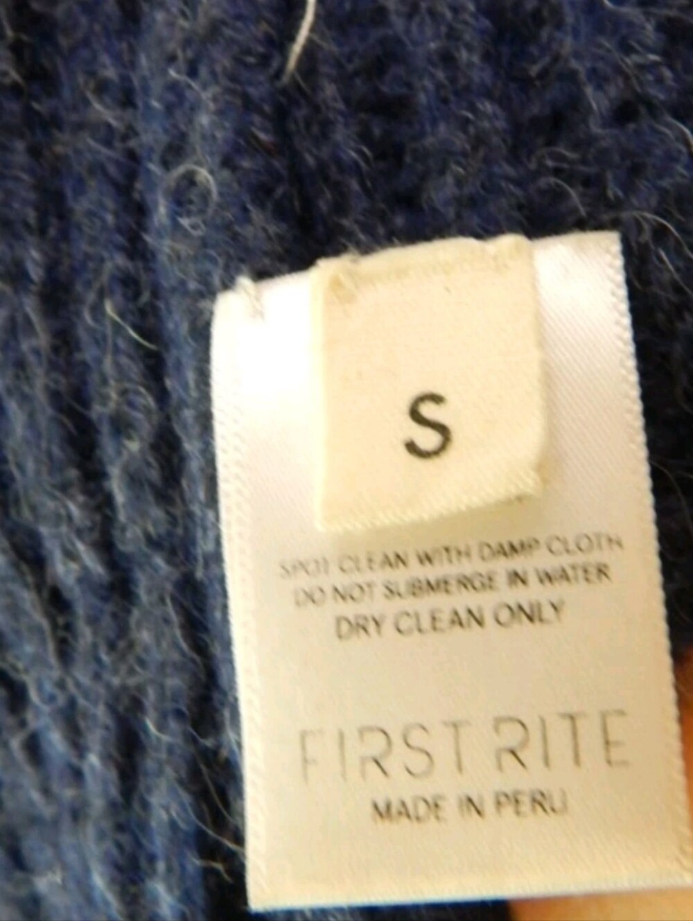 First Rite 100% Alpaca Wrap Cardigan - Picture 4 of 5